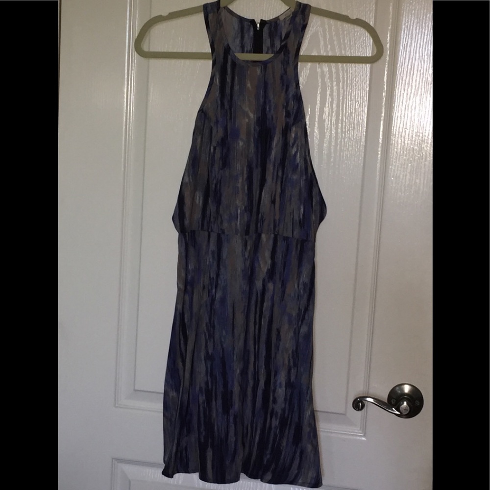 Excite Purple Watercolor Dress
